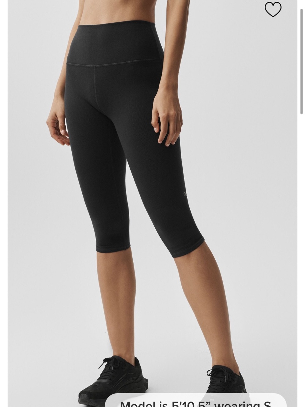 Alo yoga 16” High-Waist Airbrush Capri